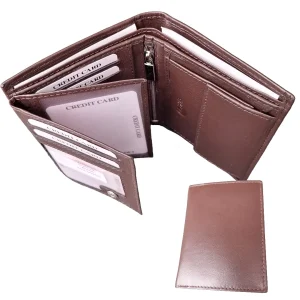 Tealy Outback Brown Clear Tealy Outback Real Leather Wallet Product Pic