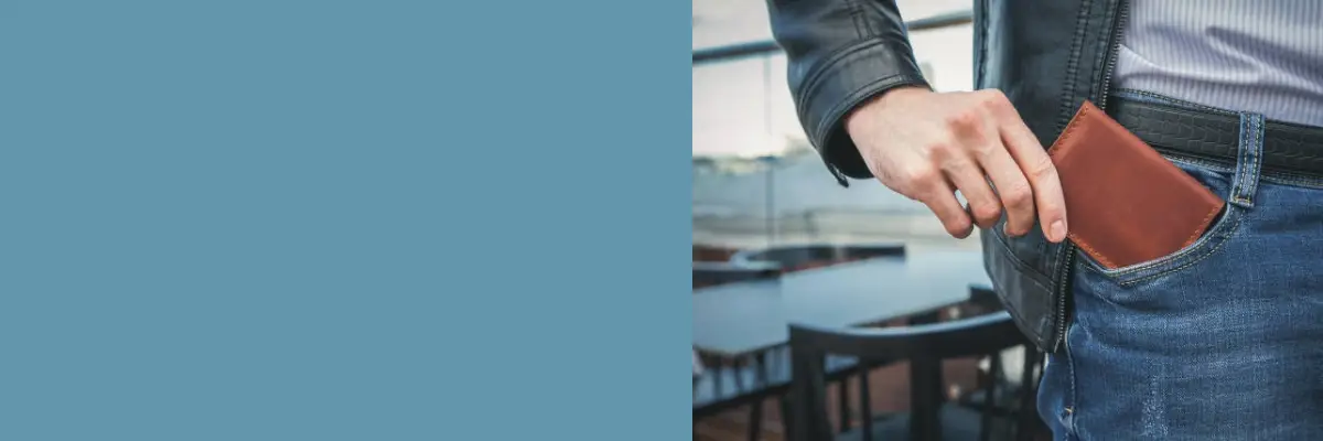 Genuine Leather Wallet Banner