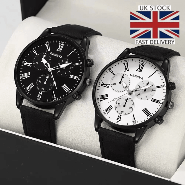 Basic Classic Watches Clear Large Faces With Large Easy To Read Numbers. His And Hers