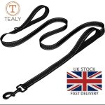 2 Handled Dog Lead Leash Lead with Dual Traffic Handle Heavy Duty 180cm Long. UK