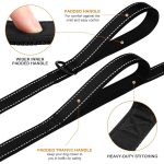 2 Handled Dog Lead Leash Lead with Dual Traffic Handle Heavy Duty 180cm Long. UK
