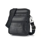 Black Crossbody Shoulder Messenger Bag
