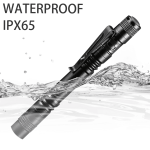 Aluminium Metal Pocket Torch ONE BATTERY Led Flashlight For Cap Or Hat UK STOCK