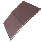 Double Plain Black Bus/Train Pass Holder Wallet