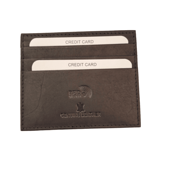 Tealy Real Leather Single Bus Pass Case 3