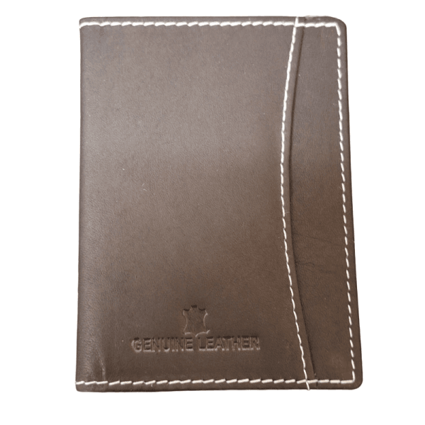 Tealy Bus Pass Wallet Real Leather