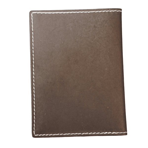 Tealy Bus Pass Wallet Real Leather Front