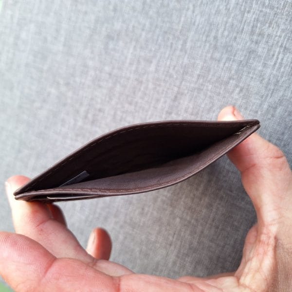 20250919_143142 Genuine Real Leather Credit Card Holder Slim And Minimalist