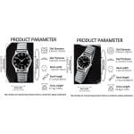 -1088344031-64904062 Ladies Women's Expander Expanding Watch Quartz Easy Read Numbers White Dial Silver