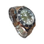 Untitled (15) Men's Gents Metal Swiss Divers Style Basic Cheap Watch Stainless Steel Strap UK