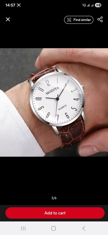 Screenshot_20251218_145730_AliExpress Basic Easy To Read Watch With Clear Numbers White Dial Brown Strap