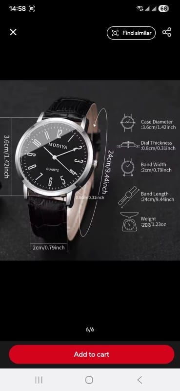 Screenshot_20251218_145851_AliExpress Basic Easy To Read Watch With Clear Numbers White Dial Brown Strap